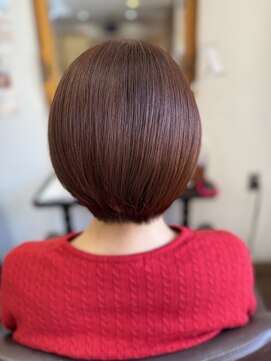 ヘアーメイク ダンス(hair make DANCE) *ほんのりピンクで可愛く|大人のピンクベージュカラー*