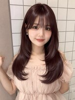 ルームバイシー 新宿(Loom. by Sea) *ローレイヤー×カシスピンク【新宿/韓国ヘア/小顔ヘア】