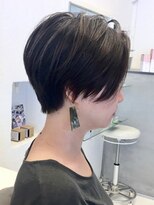 ミッテル(mittell)&nbsp;毛先パーマことりベージュ黒髪ウォーターフォール