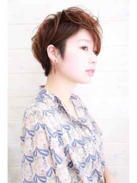 オーシャン(Ocean) [OCEAN Hair&Life]大人可愛い☆毛先パーマ☆ベリーショート☆