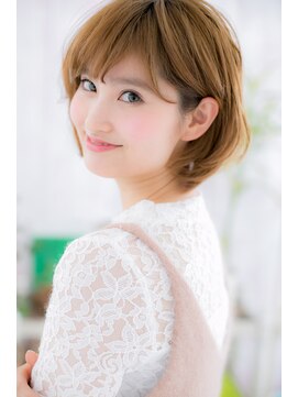 ヘアアンドビューティー ミック(Hair & Beauty miq) ニュアンスカールの◎マシュマロボブｂ