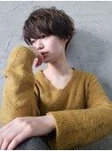 バームで作るシアーマッシュボブ