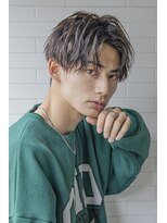 サングース(Sungoose)&nbsp;★韓国マッシュモノトーングレージュウェットヘア