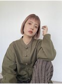 オシャレ女子に大人気のオン眉クールボブ