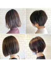 田中由佳のこだわり☆ショート、ボブは差が出る技術！お家での再現性◎こだわったスタイル提供します！