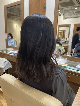 エクリ 麻布十番(equri) クリアネイビーアッシュ