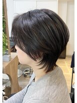 サロン 紫花 &nbsp;メリハリ×ショートウルフ