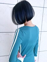 ラウンジ モリオ イケブクロ(Lounge MORIO Ikebukuro)&nbsp;【morio池袋】大人可愛い黒髪前下がりショートボブ♪