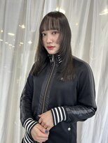 ピア ヘアーデザイン プレミアム(Pia hair design premium) 透明感グレージュカラー  ステップカット(坪井)