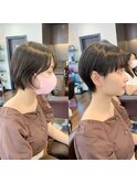【畑中正敏】20代30代40代◎小顔丸みくびれショート、ボブ