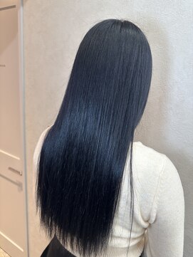 ラルムバイシー 新宿(LARME by Sea) 地毛と変わらない3トーン【ブルーブラック】