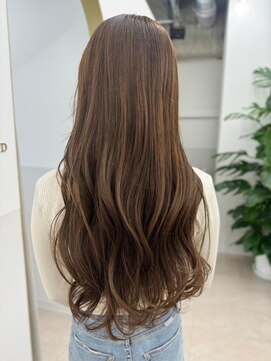 ロウ 町田(ROW) 大人かわいいエギョモリ ミルクティーブラウン ひし形シルエット