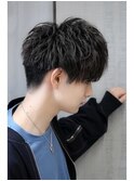 ソフトツーブロック王道束感ナチュラルマッシュ刈り上げ