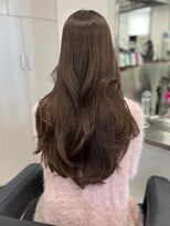 ベレーザシェルト(Beleza scelto)&nbsp;10391秋色オリーブグレージュ髪質改善透明感カラーワンホンヘア