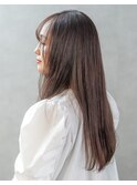 ブラウンベージュ×ナチュラルワンカール