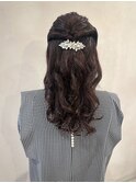 【shima】大人のハーフアップスタイル