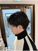 グランジパーマ メンズサロン ショート カット 韓国 長崎
