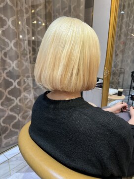 ロンドアベニール 北千住(Lond avenir) 髪質改善縮毛矯正レイヤーカット顔周り前髪韓国ミニウルフ北千住