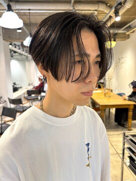 ダンボ(DUMBO) ＜yosuke＞メンズパーマ  毛流れパーマ  マッシュショート