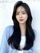 エイチ 大阪梅田(H)&nbsp;グレージュショート裾カラーベリーショートラベンダーグレージュ