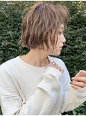 “ミニボブ×オン眉フルバング／タッセルボブ” 大西真人