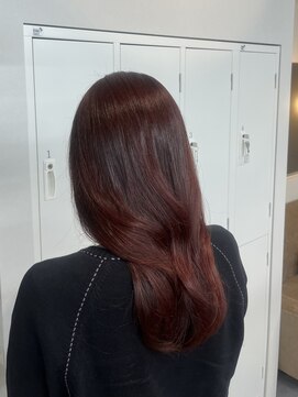 暗髪ロング/髪質改善/武蔵小杉/うる艶/縮毛矯正/新丸子/イルミナ