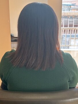 【90.カラー×髪質改善】縮毛矯正・白髪染め・ショートカット♪