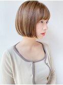 スタイリング簡単♪大人のミニボブ［髪質改善/池袋&目白&大塚］