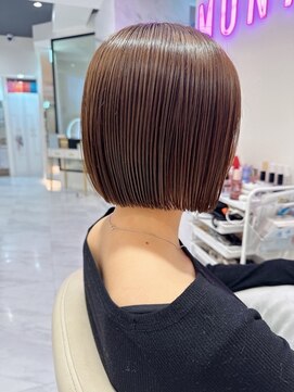 【MONA】ミニボブ/ボブヘア/切りっぱなしボブ/小顔カット