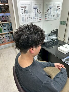 アイズ 本厚木(AIZU) メンズマッシュ ニュアンスパーマ