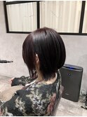 ショートレイヤー×バイオレットピンク