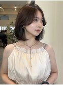 美髪結べる/前下がりボブ/韓国ボブ/レイヤーボブ/タッセルボブ