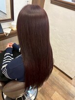 アミリー ひたち野うしく店(Amily)&nbsp;ハイライトバレイヤージュダブルカラーケアブリーチ20代30代