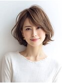 40代50代60代/脱白髪染め白髪ぼかしハイライト/小顔ショート