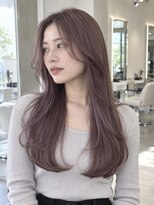 モト 船橋(moto)&nbsp;ラベンダーベージュ韓国ロングレイヤー