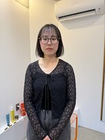 アールファイブ ショウナンダイ(R-5 shonandai)&nbsp;【hitomi/湘南台】ぱつっとボブ/地毛風カラー/透明感カラー
