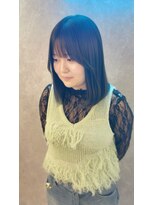 ヘアカラーファクトリー&nbsp;ショート/透け感ボブ×ダークアッシュ/30代40代50代/福岡久留米