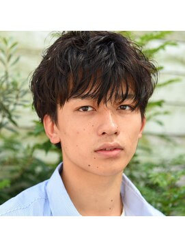 ユノ(juno) 大人のナチュラルパーマ(ネープレス ビジカジ ツーブロック)