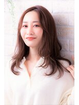 ソア 武蔵小杉(SOAR)&nbsp;ショコラアッシュとふんわりカールの小顔ヘルシースタイル