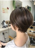 丸みのある綺麗なシルエットショート