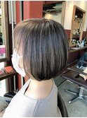 大人女性白髪ぼかしハイライトボブ【Ruufus恵比寿渋谷】31576