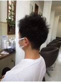 《見附 今町》メンズ 短髪 刈り上げ アップバング
