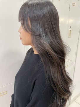 ミニヨン バイ ハピネス 高の原店(mignon by Happiness) 顔まわりカット　　艶カラー