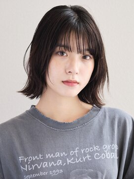 ミンクス渋谷スマートサロン(MINX shibuya smart salon) イメチェンヘアスタイル ハッシュカット フルバング 似合わせ