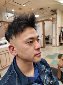 アポロカットステージ 相模大野店 アップバング/ツーブロックマッシュ<理容室>[メンズ/相模大野]