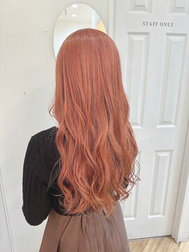 ジーナ  札幌大通(Zina) 【Zina札幌大通】大人ガーリー＊ピンクベージュ＊ブリーチ