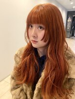 キャスト(Cast) orange brown 姫cut