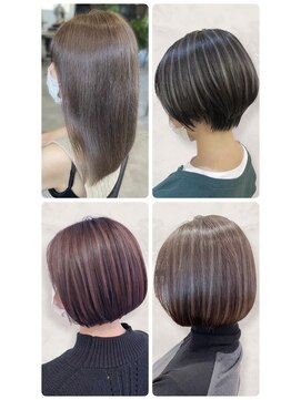 美容室フルール 20代30代40代大人可愛い髪質改善ストレート透明感