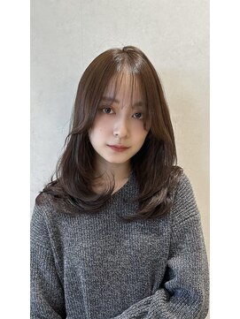 シンボルス 池袋(Symbols) 前髪/こなれミディ/髪質改善/池袋髪質改善/池袋縮毛矯正