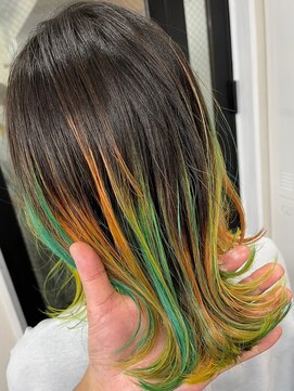 いろあそび 八王子 ブラック×オレンジ×グリーン×イエロー